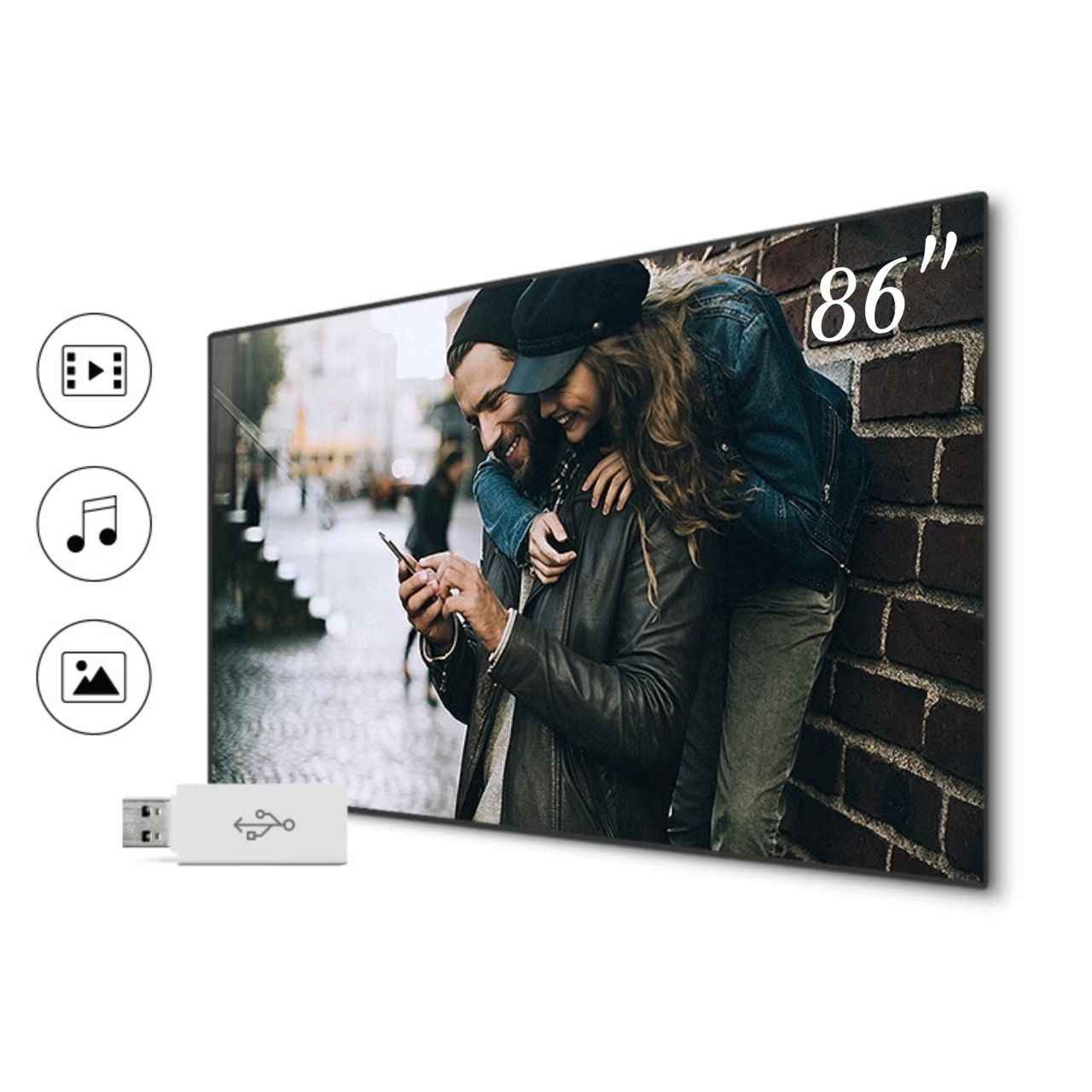 televiseur 86 pouce smart technology Android 4K STT8698K