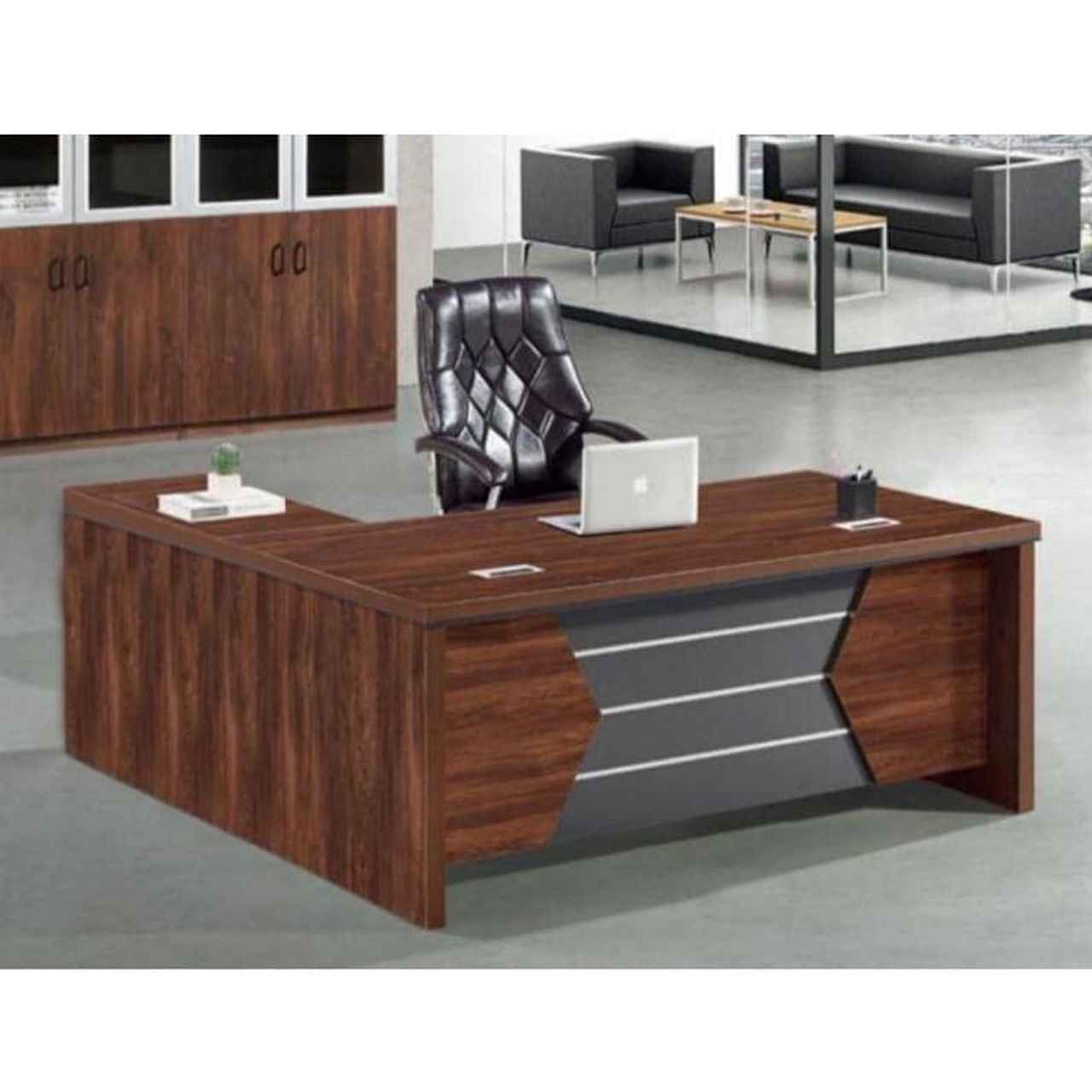 Mobilier de bureau moderne bureau en bois