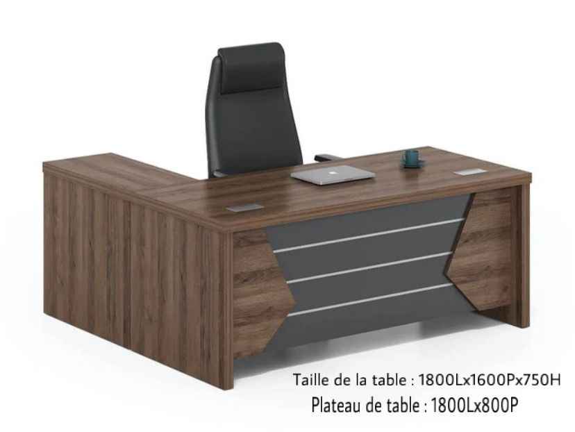 Mobilier de bureau moderne bureau en bois