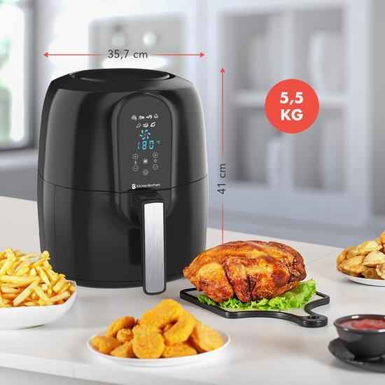 AIR FRYERS DECAKILA A AIR DIGITAL 2PIECES 4,5L NOIRE
