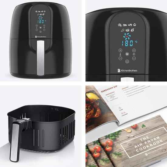 AIR FRYERS DECAKILA A AIR DIGITAL 2PIECES 4,5L NOIRE