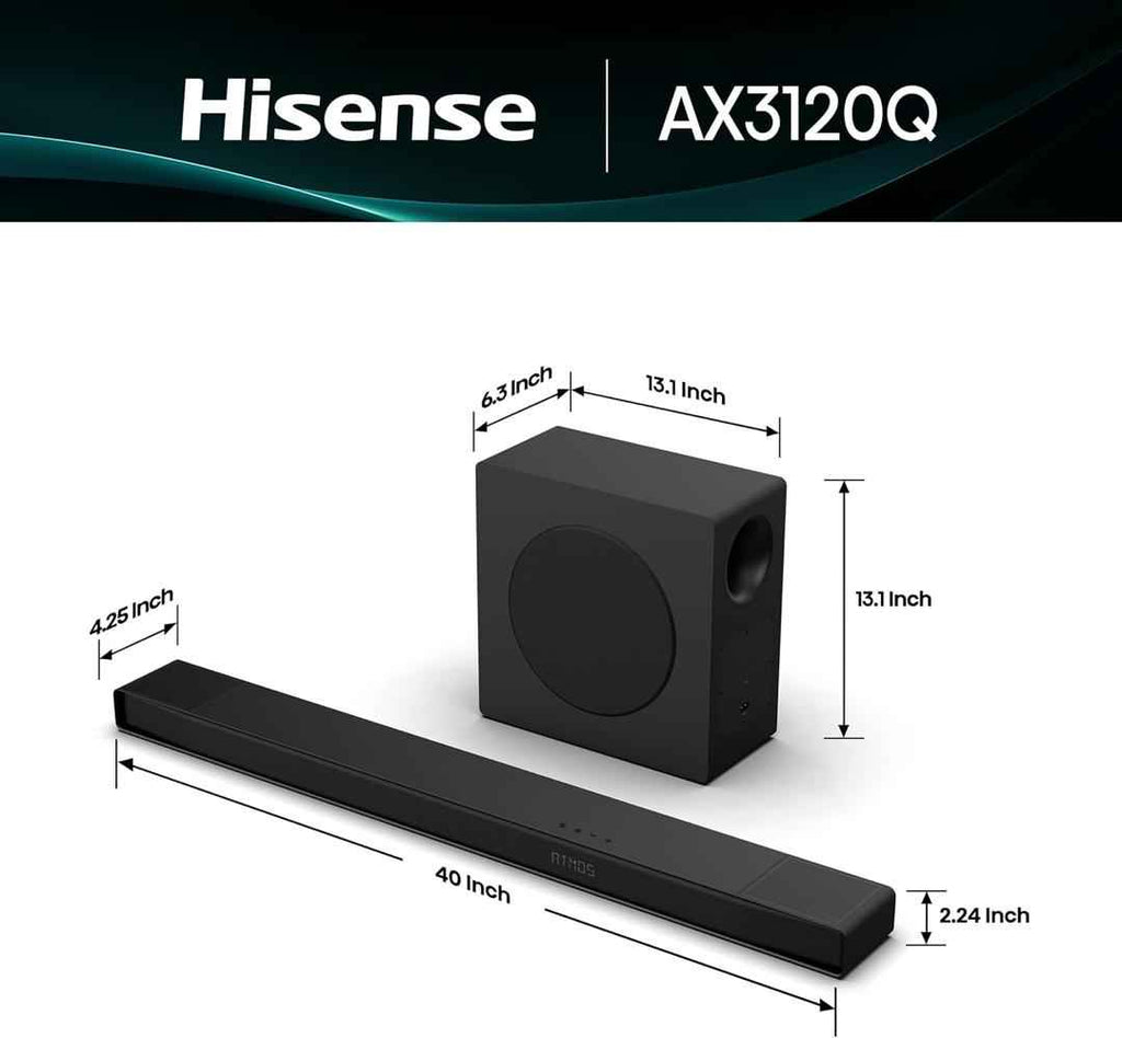 BARRE DE SON HISENSE 500W AX3100Q 3.1