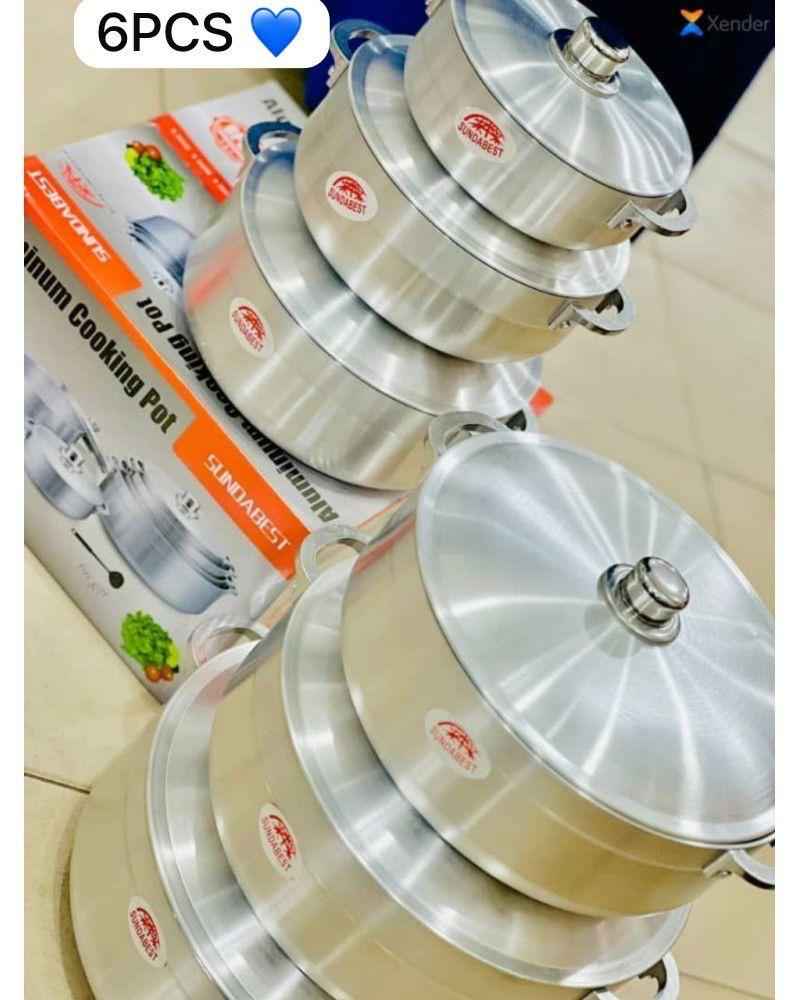 Marmites  Ensemble de 6 pièces en Aluminium