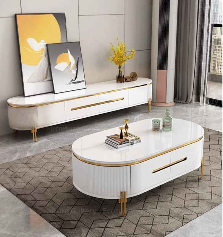 Table Téléviseur 200X40CM TV6318 + Table Basse 120X60CM 6318