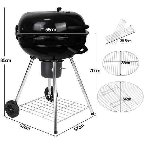 Barbecue au charbon de bois